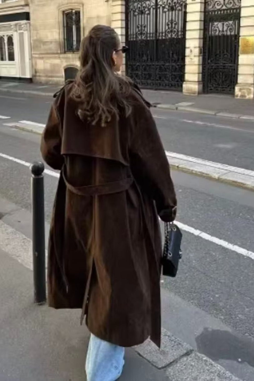 Belted Trench Overcoat