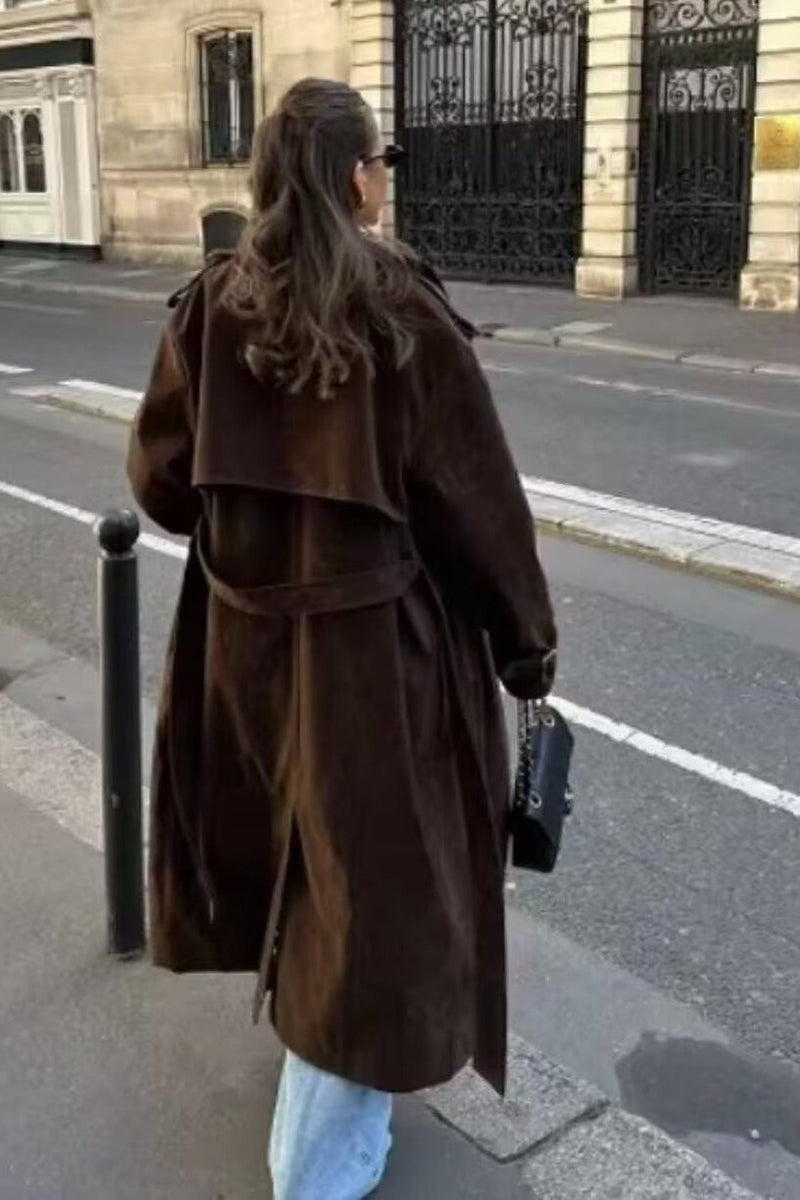 Belted Trench Overcoat