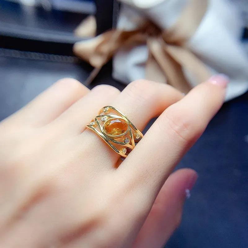 Vintage Citrine Ring