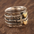 Inspirational Stacked Ring