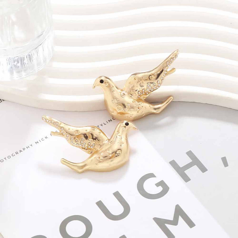 Gold Dove Earrings