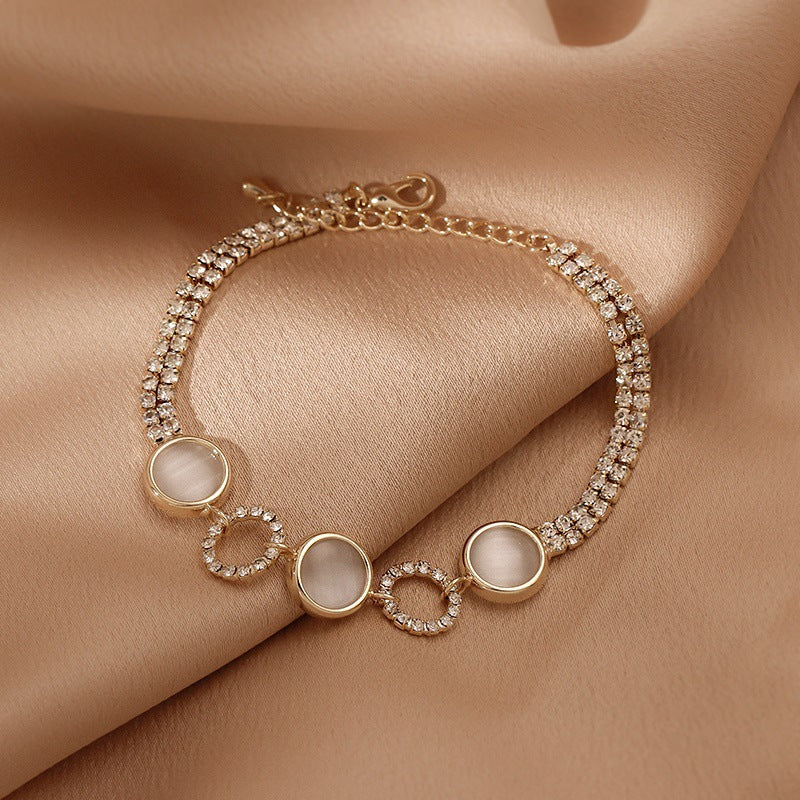 Elegant Rose Quartz Bracelet