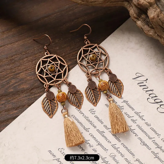 Bohemian Dreamcatcher Earrings