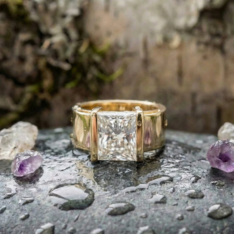 Vintage Princess Cut Ring