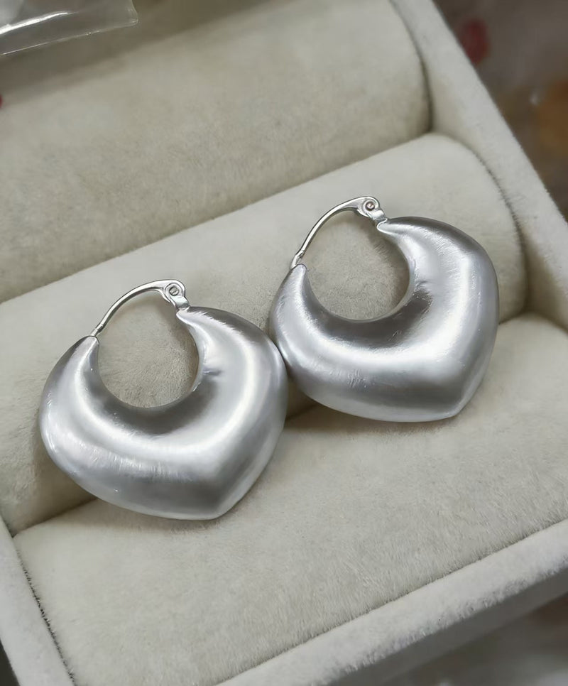 Classic Silver Hoop Earrings