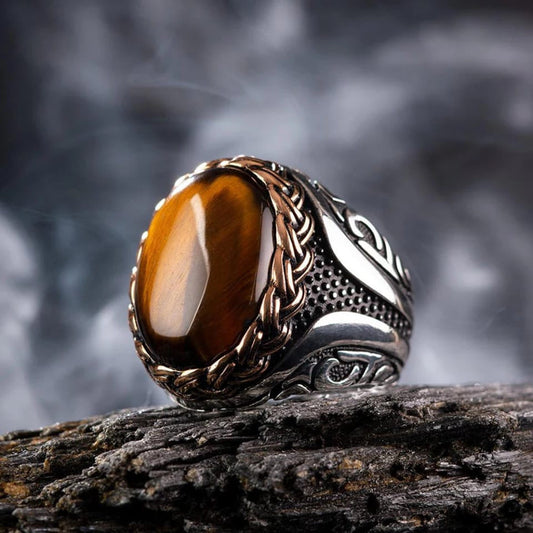 Vintage Tiger Eye Ring