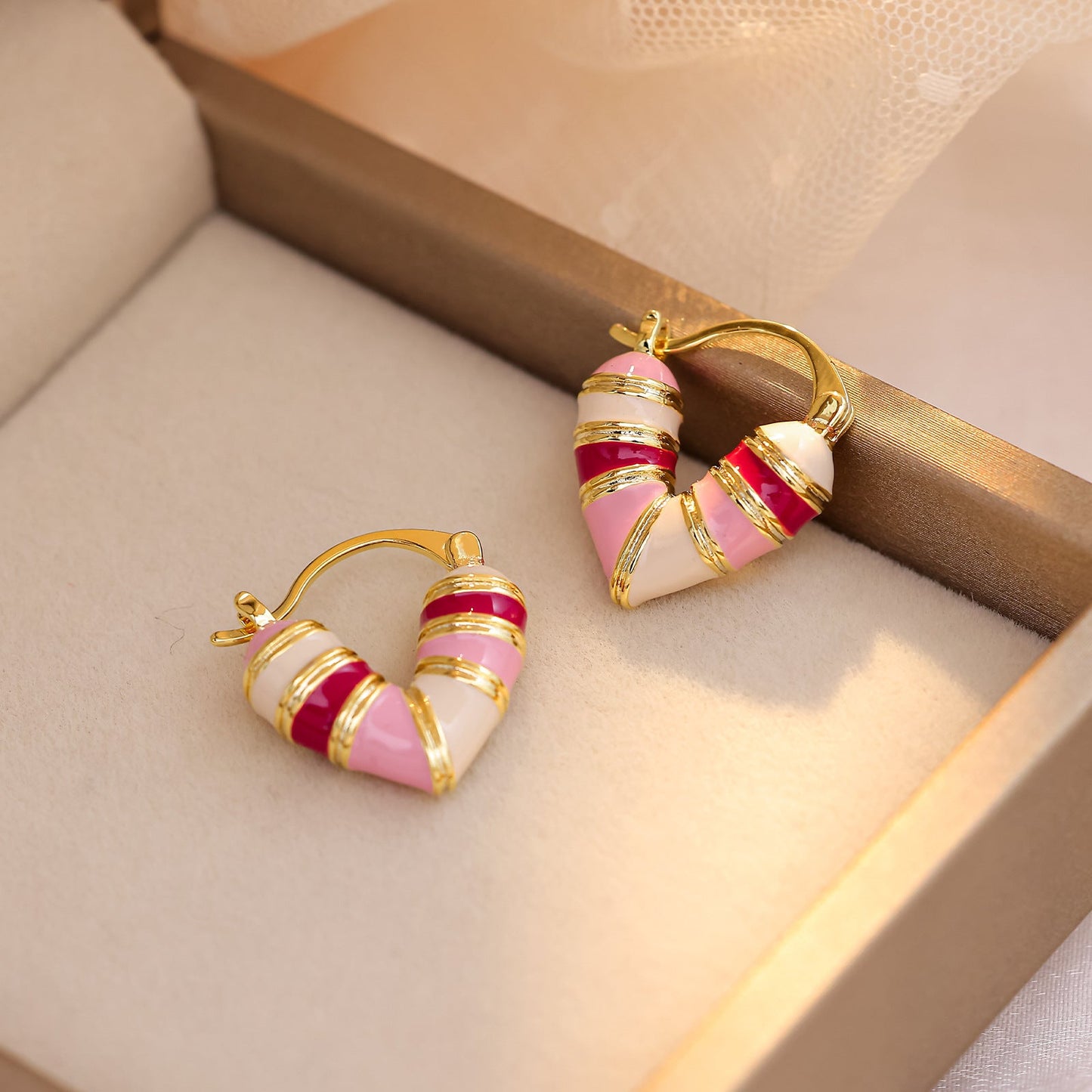 Elegant Pink Tourmaline Earrings