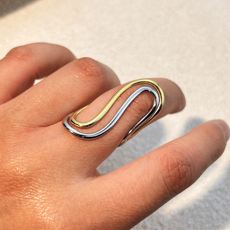 Modern Wave Ring
