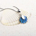 Blue Opal Shell Necklace