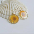 Vintage Sunflower Earrings