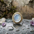Vintage Rounded Moonstone Ring