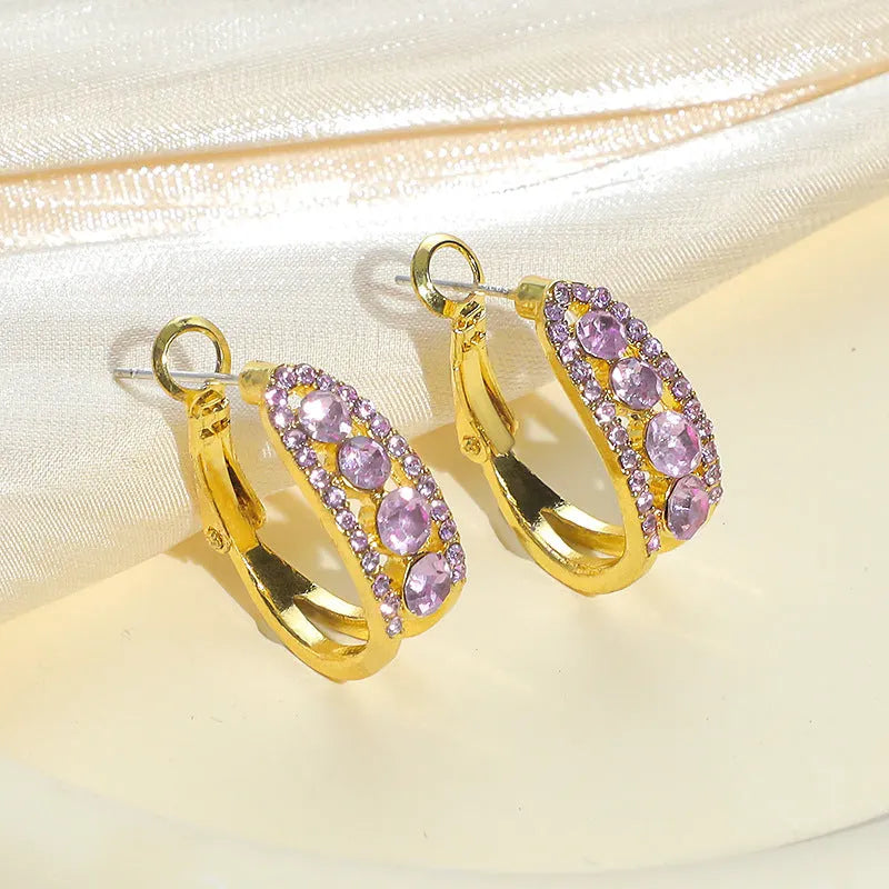 Elegant Amethyst Earrings