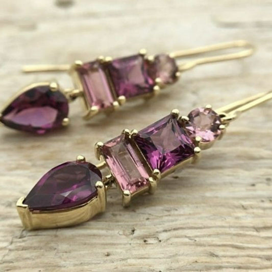 Elegant Amethyst Earrings
