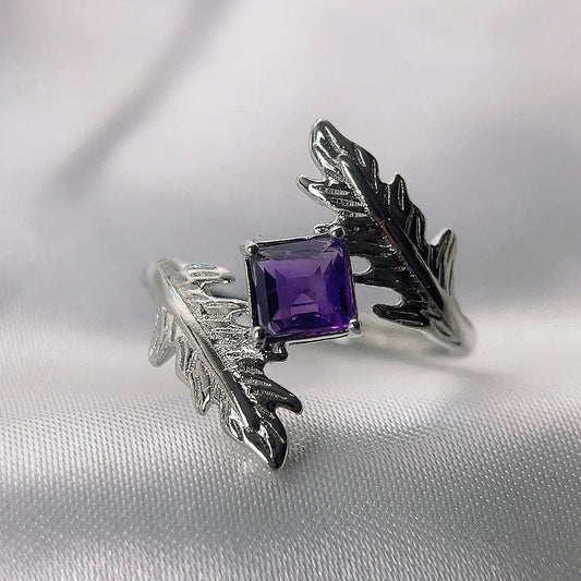 Statement Amethyst Ring