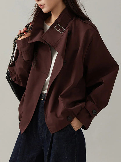 Easy Matching Loose Trench Coat