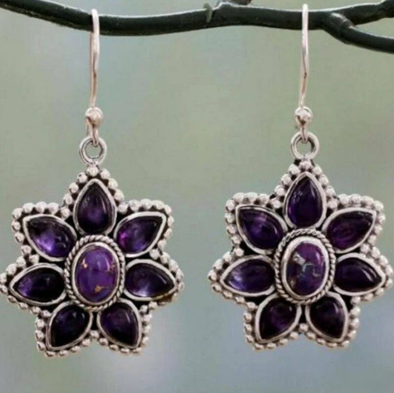 Vintage Amethyst Earrings