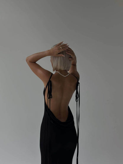 Sophia Backless Maxi Dress