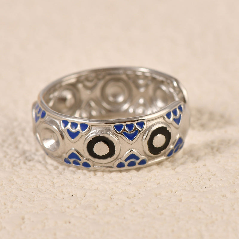 Vintage Enamel Ring