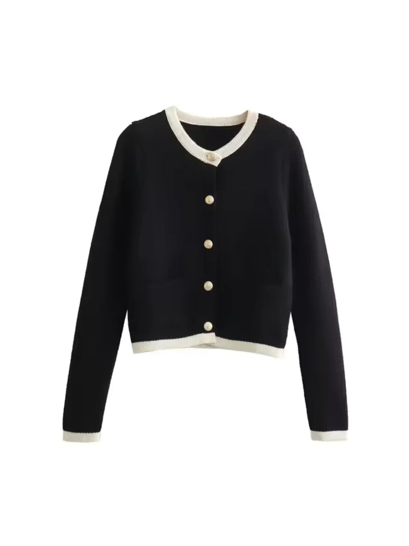 Oldmoney Style Buttoned Knit Cardigan