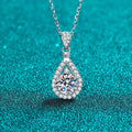 Elegant Silver Teardrop Pendant