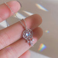Silver Moon Crystal Dreamcatcher