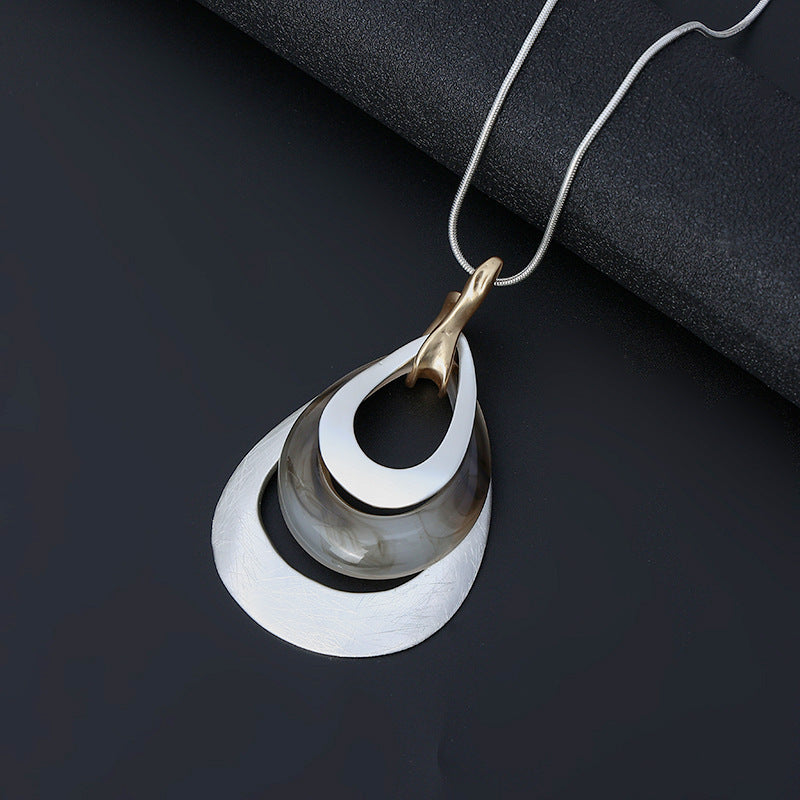 Modern Teardrop Necklace