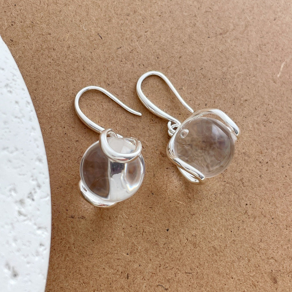 Minimalist Clear Earrings