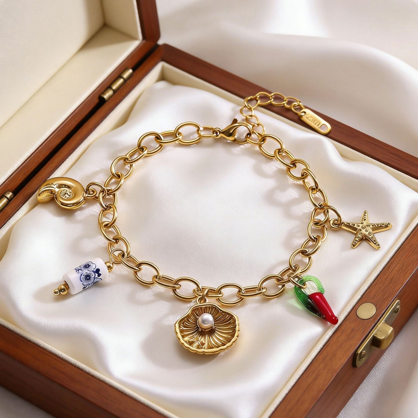 Charm Gold Bracelet