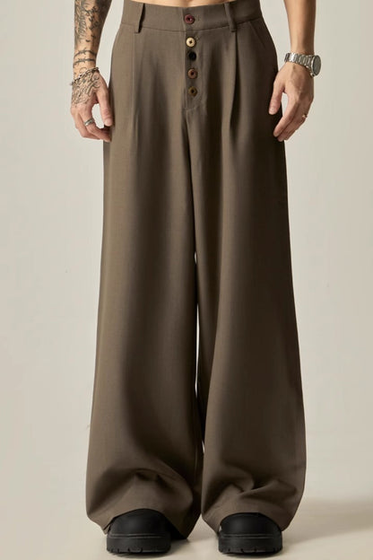 Relaxed Fluid Wide Leg Pants