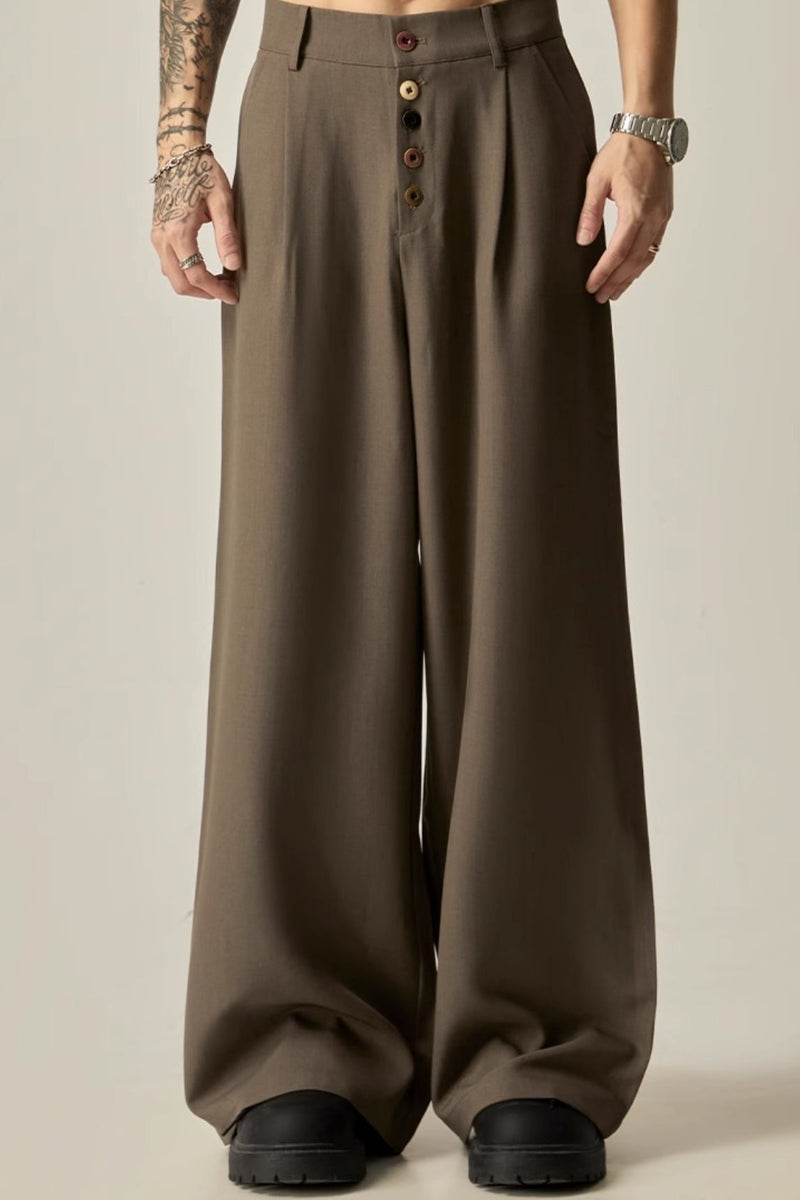 Relaxed Fluid Wide Leg Pants