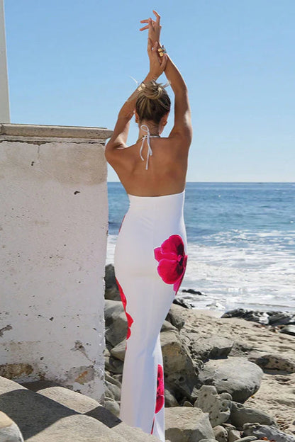 Backless Slim Fit Bodycon Maxi Dress