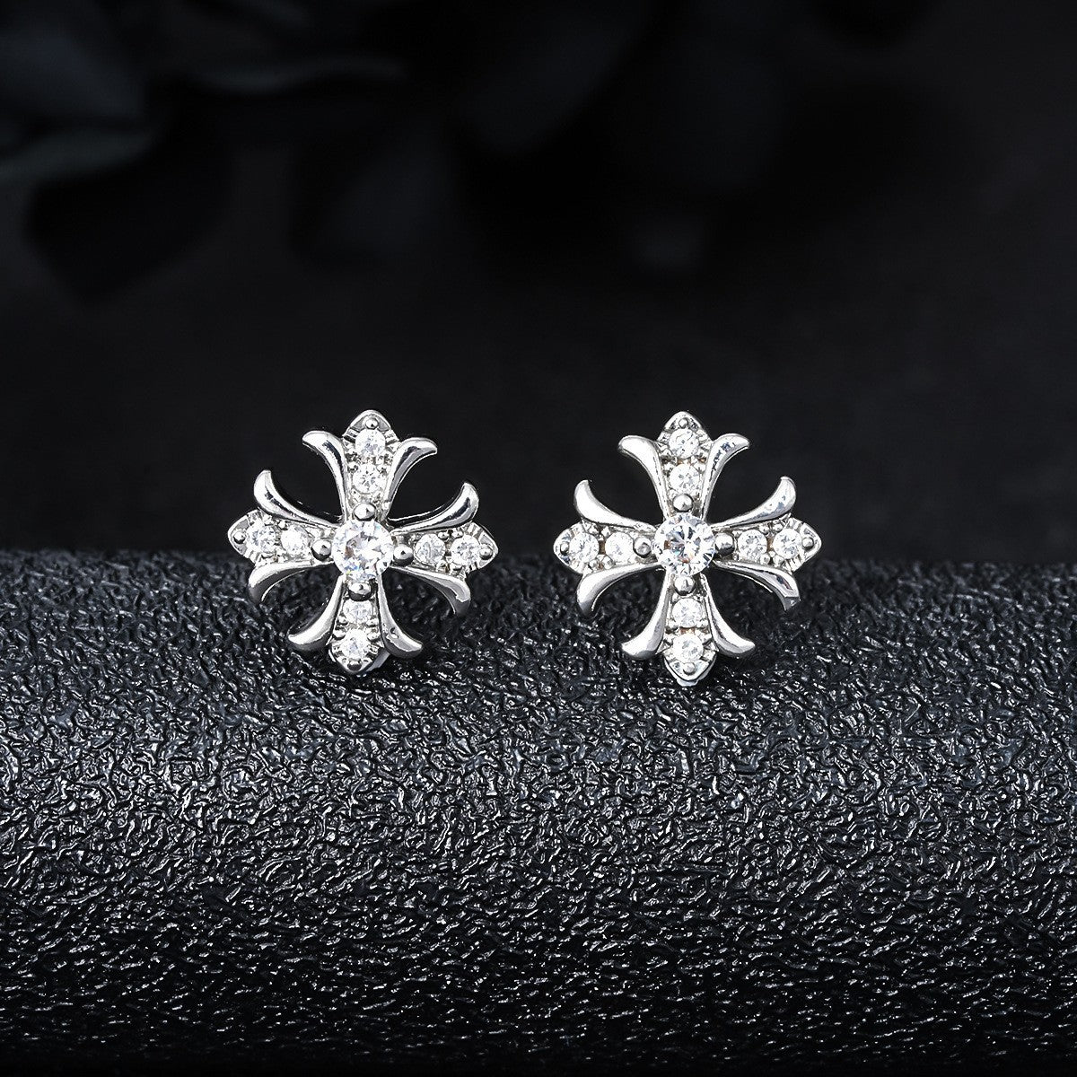 Elegant Cross Earrings