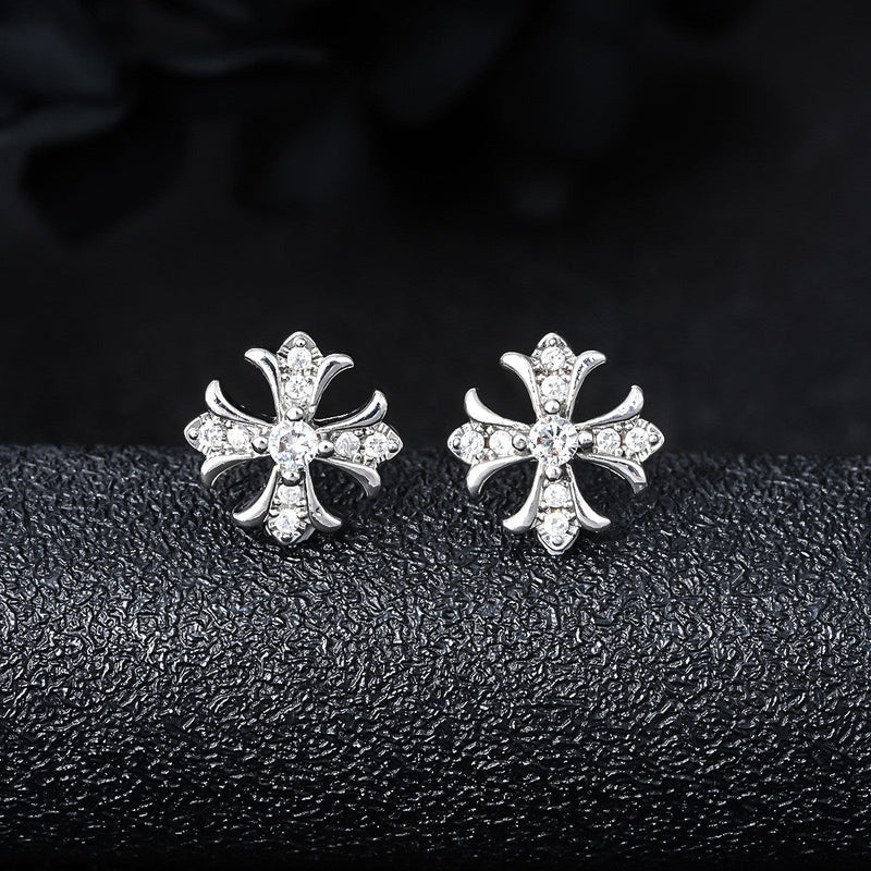 Elegant Cross Earrings