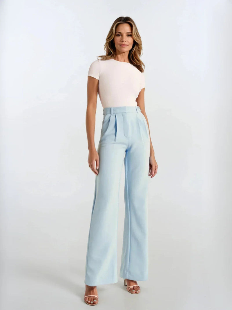 High Waist Wide-leg Pants