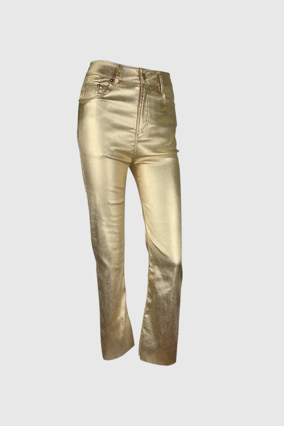 Kshiti Metallic Pants in Gold
