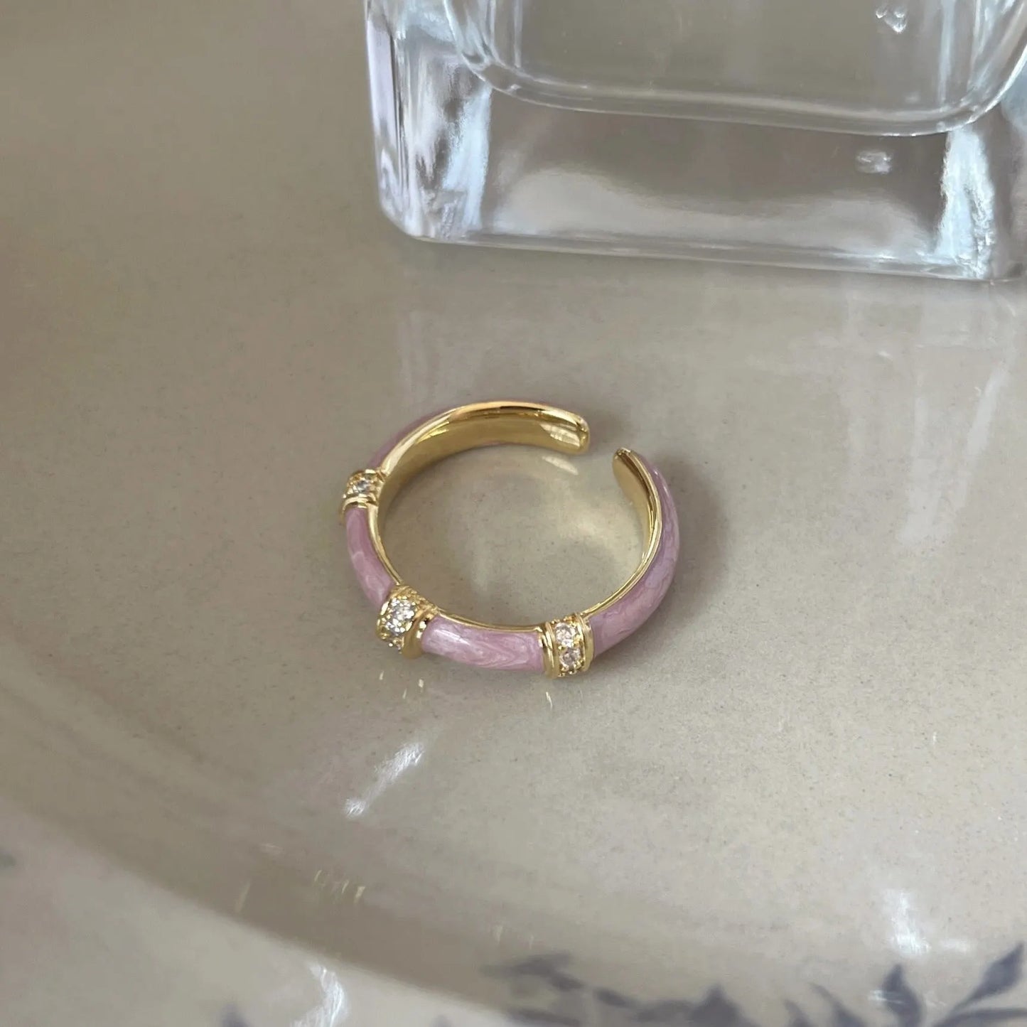 Elegant Amethyst Cuff Ring