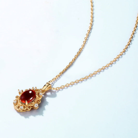Elegant Ruby Necklace