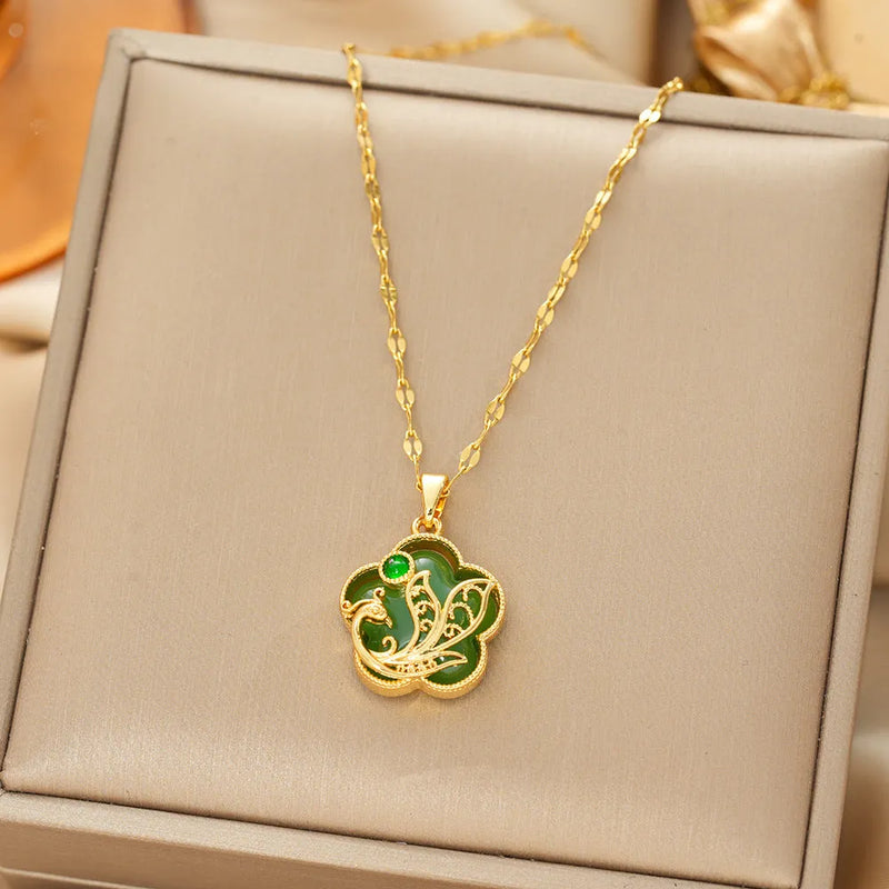 Elegant Jade Necklace