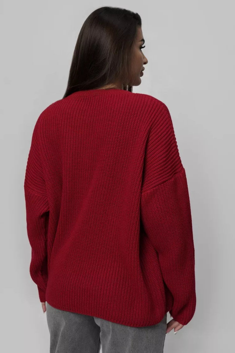 Crew Neck Loose Sweater