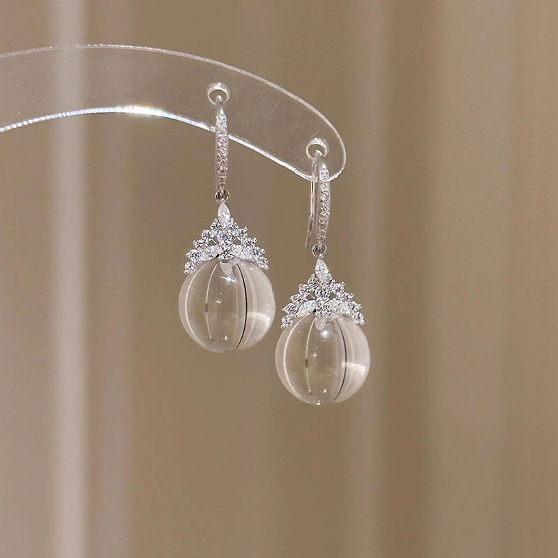 Elegant Crystal Drop Earrings