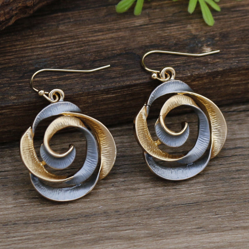 Elegant Spiral Earrings