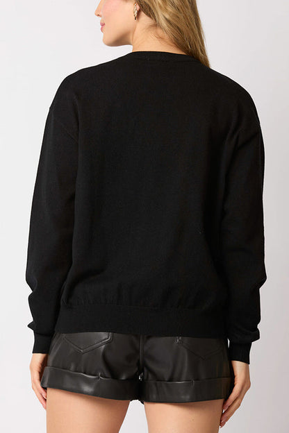 Christmas Soldier Sequined Sweatshirt