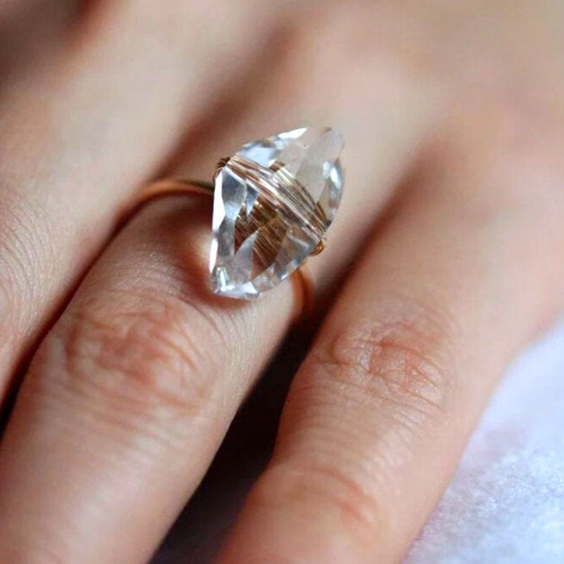 Elegant Crystal Ring