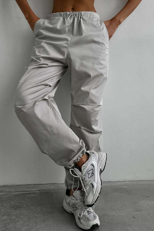 Loose Fit Drawstring Cargo Pant