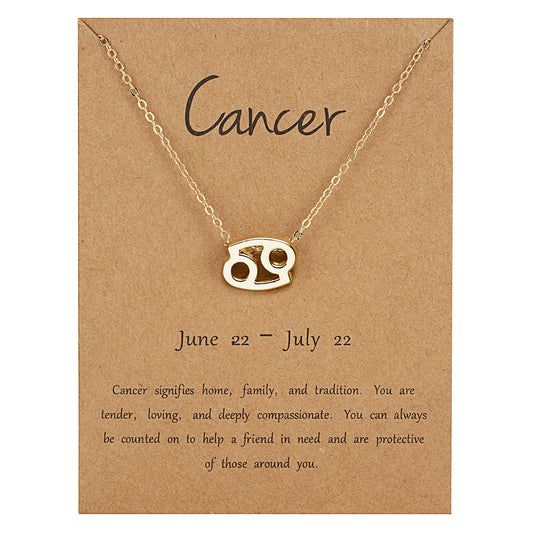 Zodiac Cancer Necklace