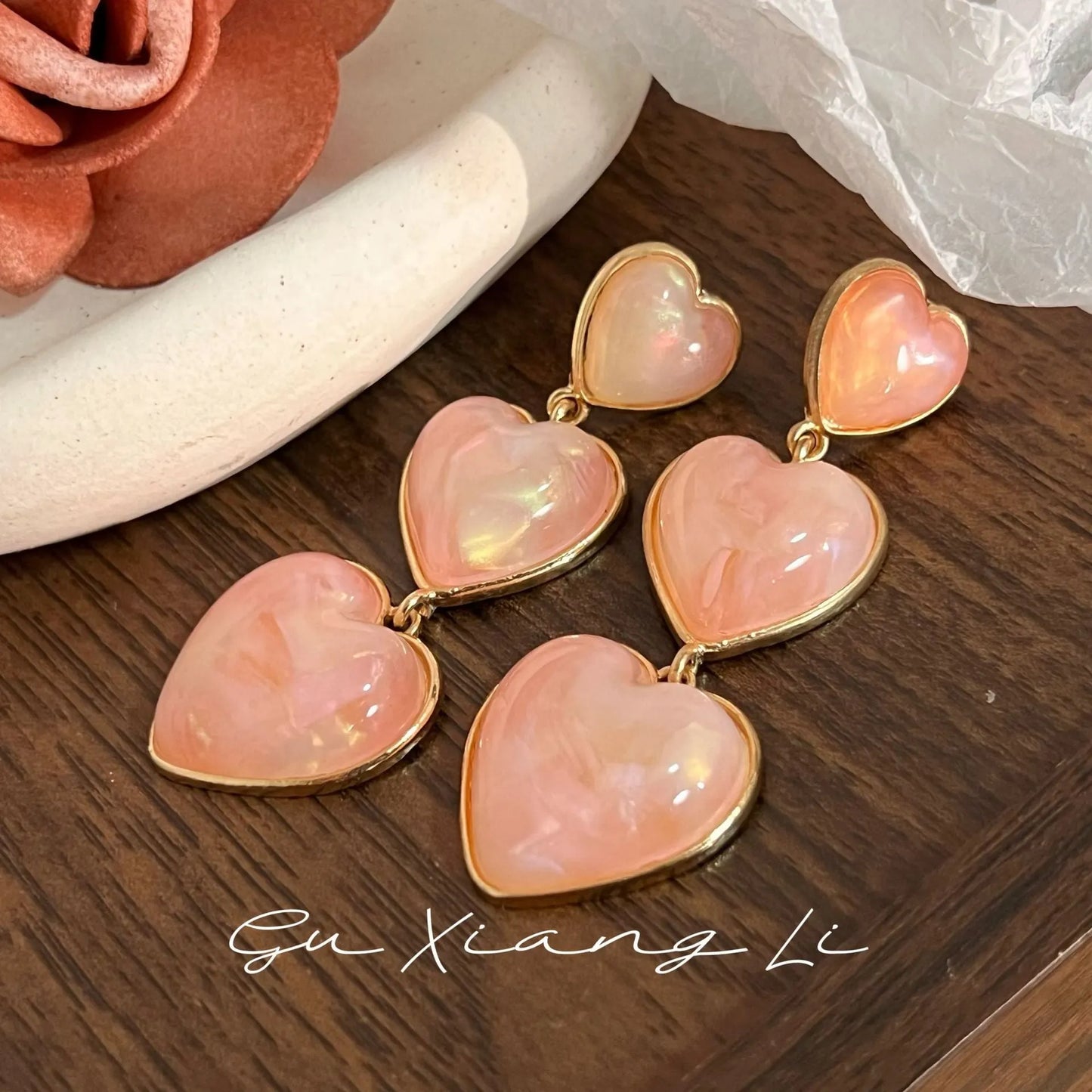 Romantic Rose Quartz Earrings