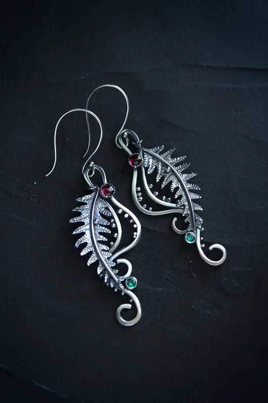 Vintage Fern Earrings