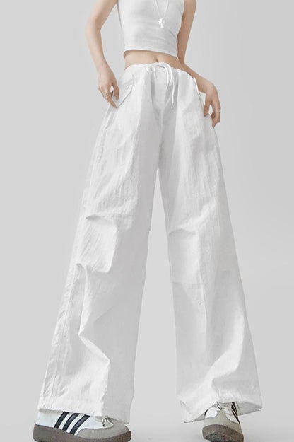 Cargo Wide Leg Relaxed Pants
