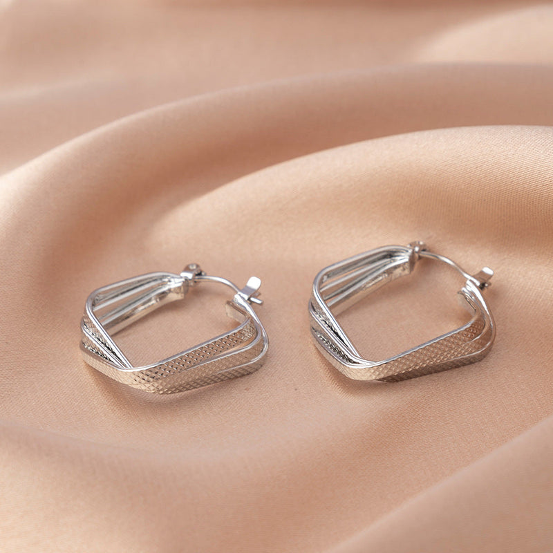 Classic Silver Earrings