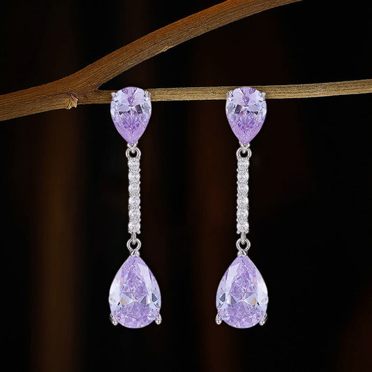 Elegant Amethyst Earrings
